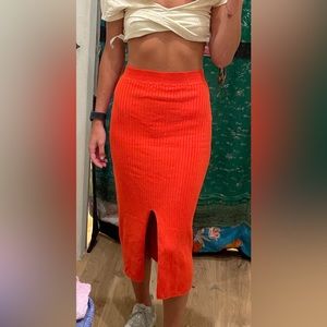 NWT Free People Skyline midi Skirt